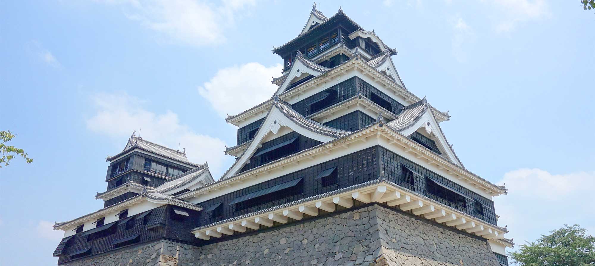 Замок Кумамото на острове Кюсю